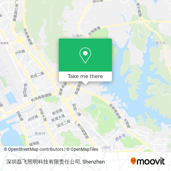 深圳磊飞照明科技有限责任公司 map