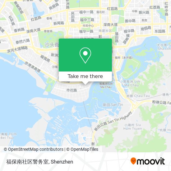 福保南社区警务室 map