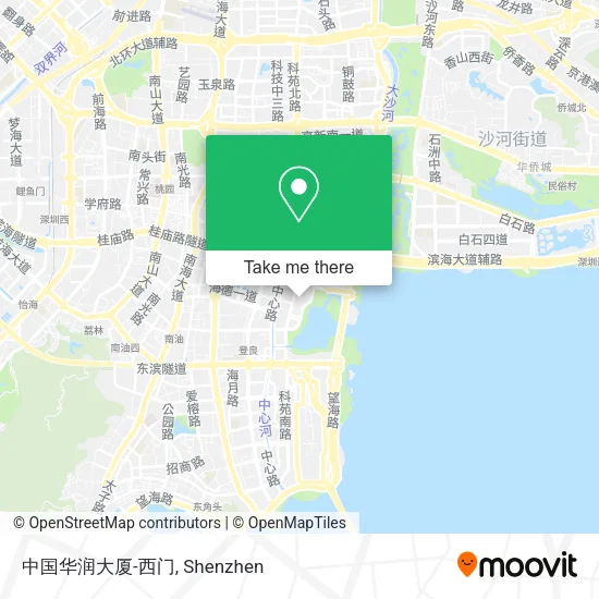 中国华润大厦-西门 map