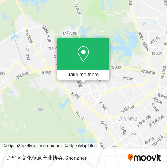 龙华区文化创意产业协会 map