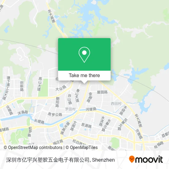 深圳市亿宇兴塑胶五金电子有限公司 map