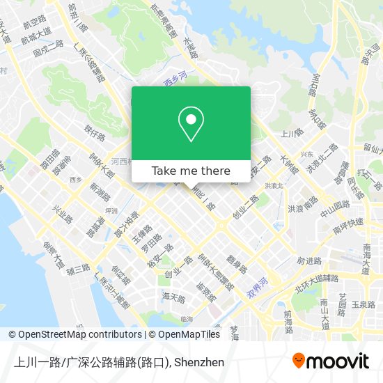 上川一路/广深公路辅路(路口) map