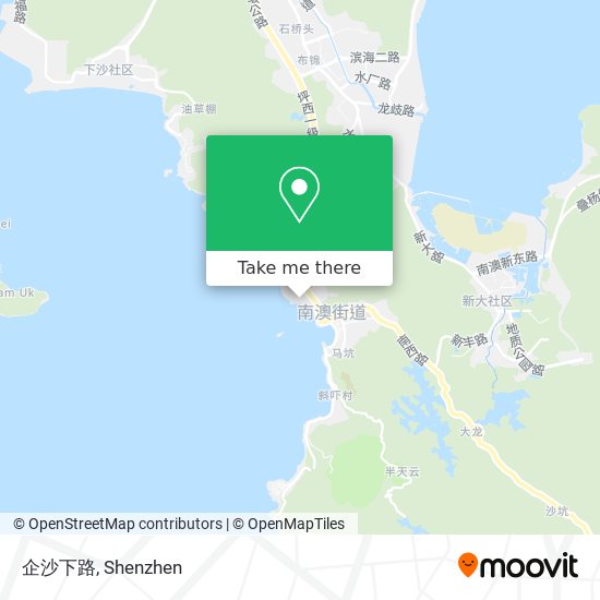 企沙下路 map