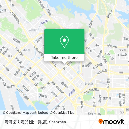 贵哥卤肉卷(创业一路店) map