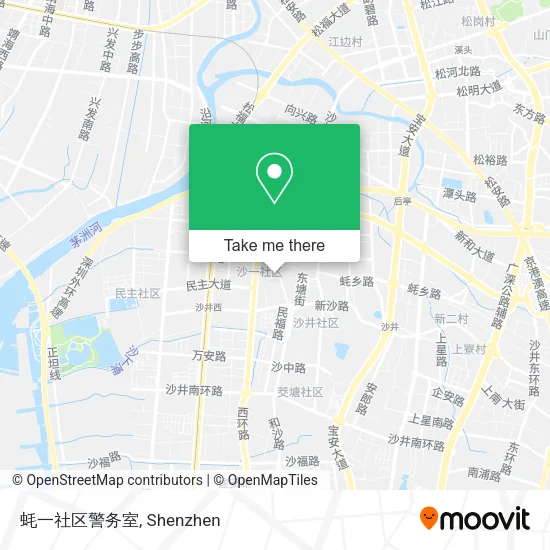蚝一社区警务室 map