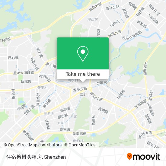 住宿榕树头租房 map