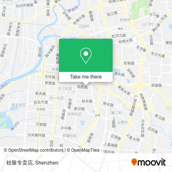 校服专卖店 map