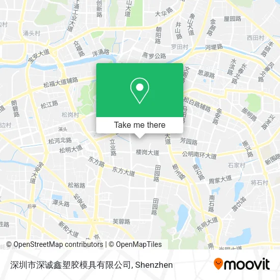 深圳市深诚鑫塑胶模具有限公司 map