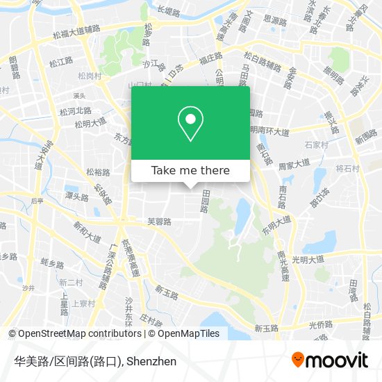 华美路/区间路(路口) map