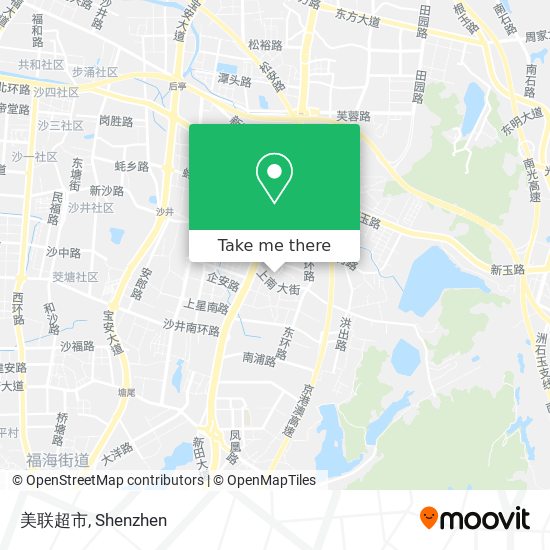 美联超市 map