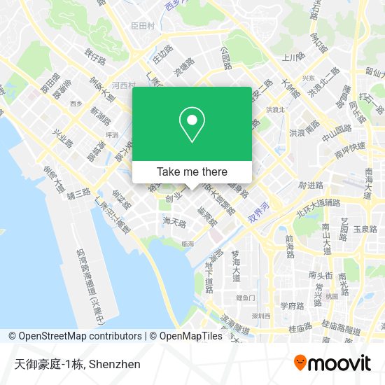 天御豪庭-1栋 map