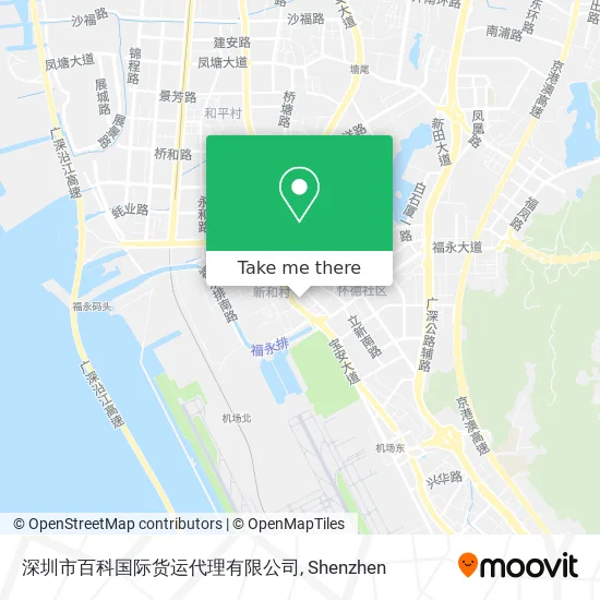 深圳市百科国际货运代理有限公司 map