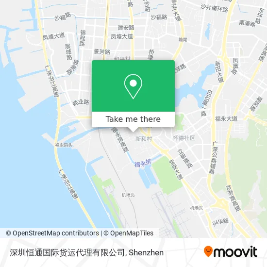 深圳恒通国际货运代理有限公司 map