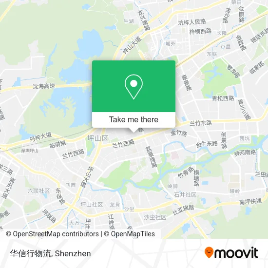 华信行物流 map