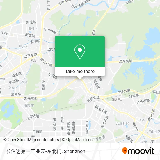 长信达第一工业园-东北门 map