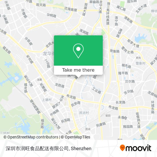 深圳市润旺食品配送有限公司 map
