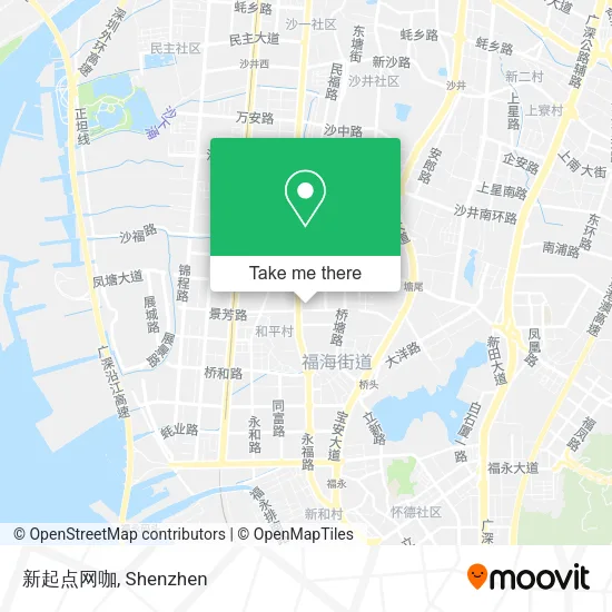 新起点网咖 map