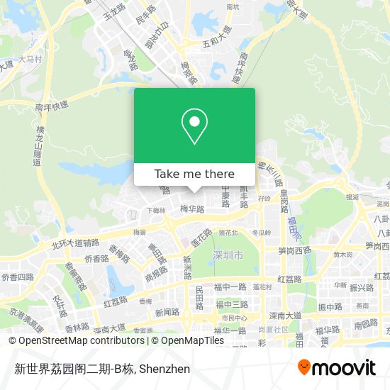 新世界荔园阁二期-B栋 map