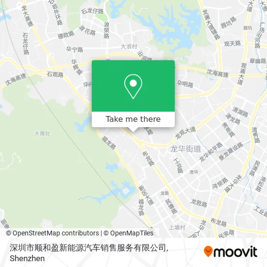 深圳市顺和盈新能源汽车销售服务有限公司 map
