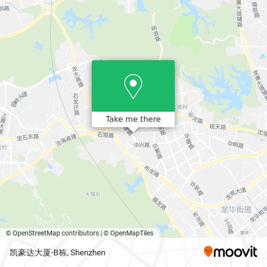凯豪达大厦-B栋 map