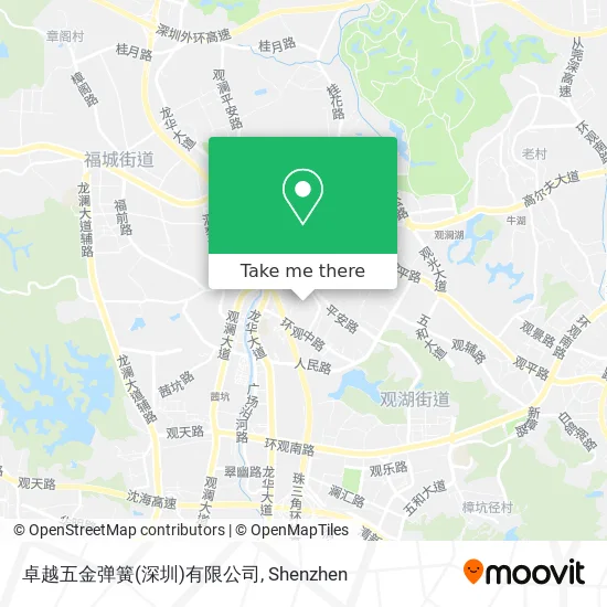 卓越五金弹簧(深圳)有限公司 map