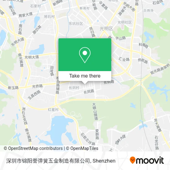 深圳市锦阳誉弹簧五金制造有限公司 map