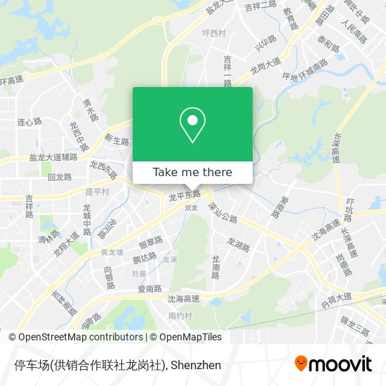 停车场(供销合作联社龙岗社) map