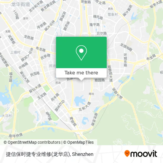 捷信保时捷专业维修(龙华店) map