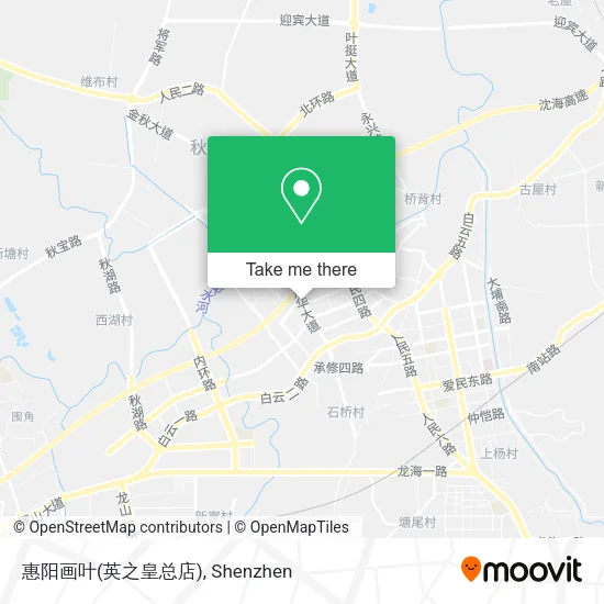 惠阳画叶(英之皇总店) map