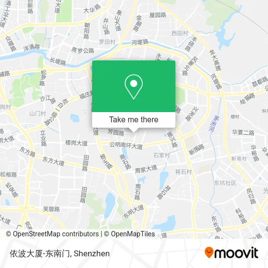 依波大厦-东南门 map