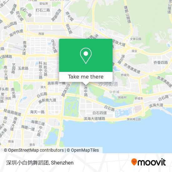 深圳小白鸽舞蹈团 map