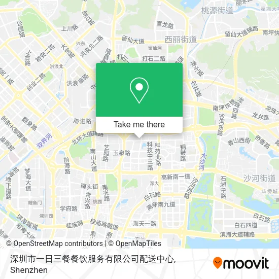深圳市一日三餐餐饮服务有限公司配送中心 map