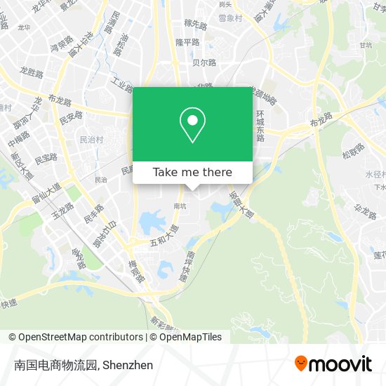 南国电商物流园 map