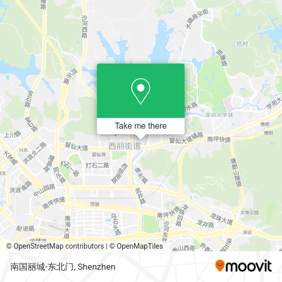 南国丽城-东北门 map
