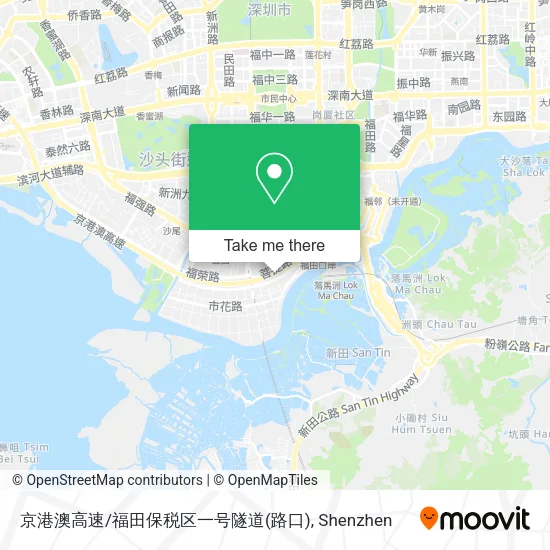 京港澳高速/福田保税区一号隧道(路口) map