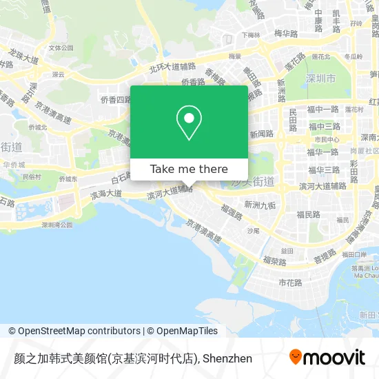 颜之加韩式美颜馆(京基滨河时代店) map