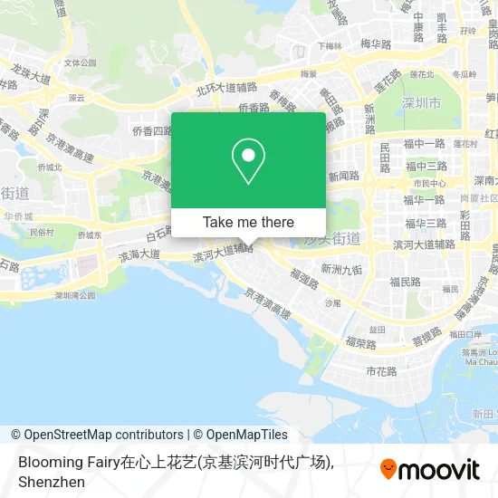 Blooming Fairy在心上花艺(京基滨河时代广场) map