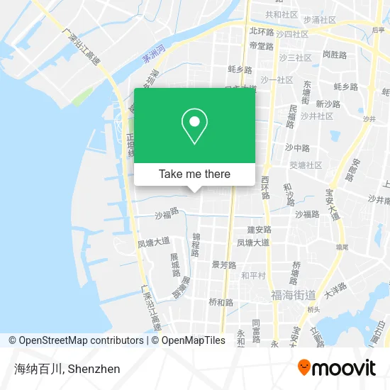 海纳百川 map