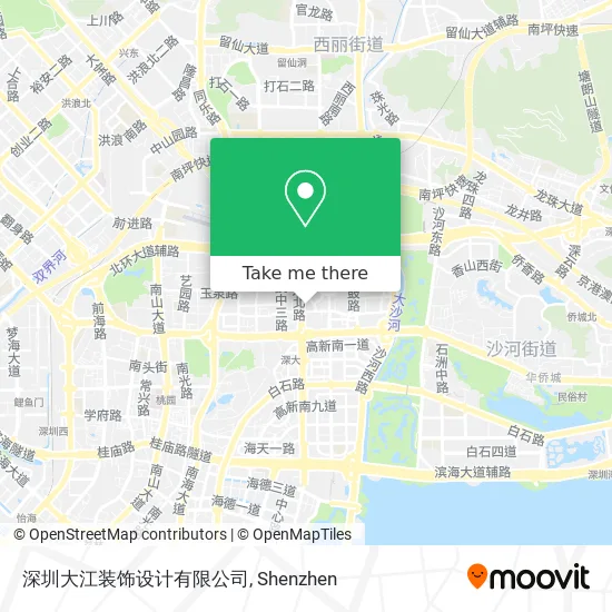 深圳大江装饰设计有限公司 map