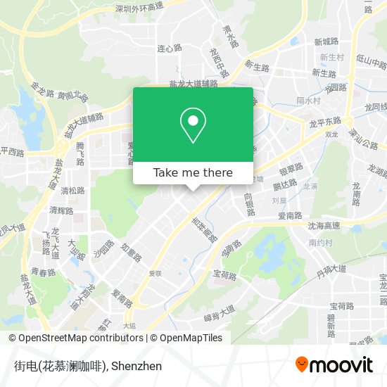 街电(花慕澜咖啡) map