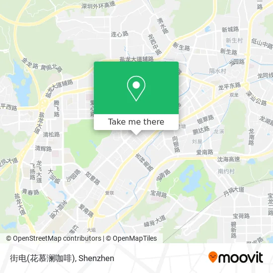 街电(花慕澜咖啡) map