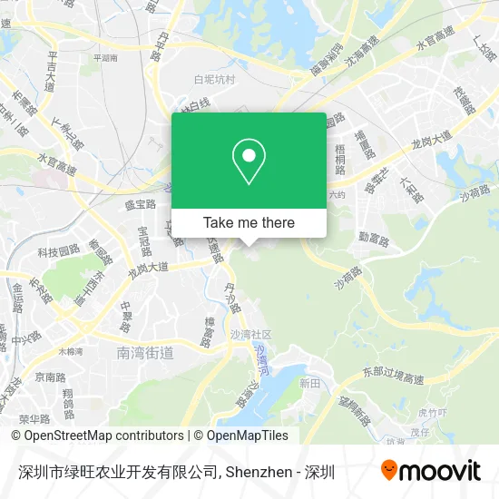 深圳市绿旺农业开发有限公司 map