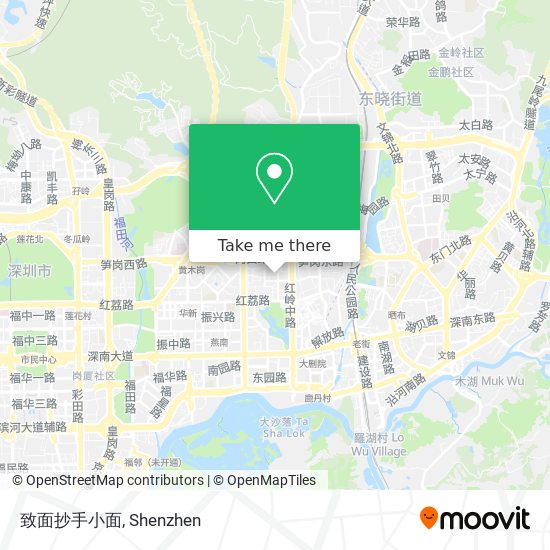 致面抄手小面 map