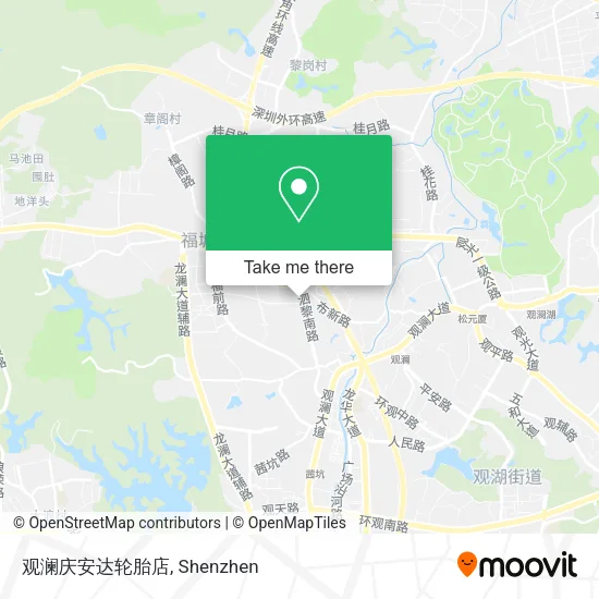 观澜庆安达轮胎店 map