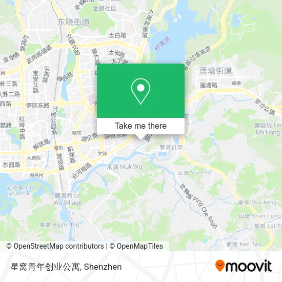 星窝青年创业公寓 map