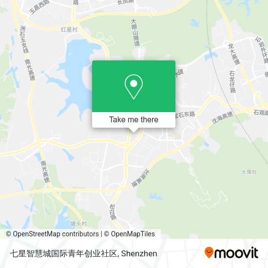 七星智慧城国际青年创业社区 map