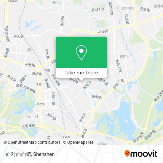 面对面面馆 map