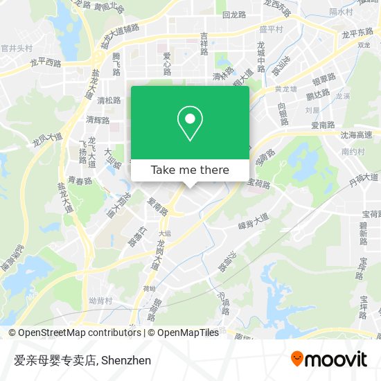 爱亲母婴专卖店 map