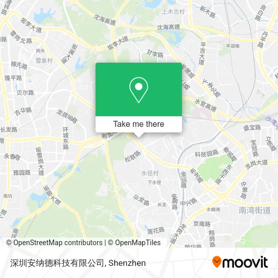 深圳安纳德科技有限公司 map