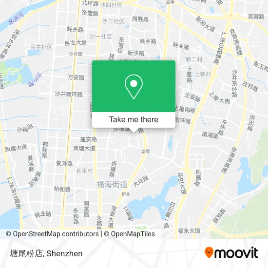 塘尾粉店 map